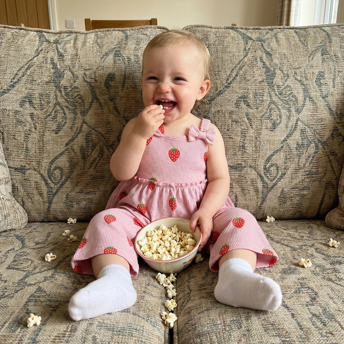 Strawberry Cami and Pants Set