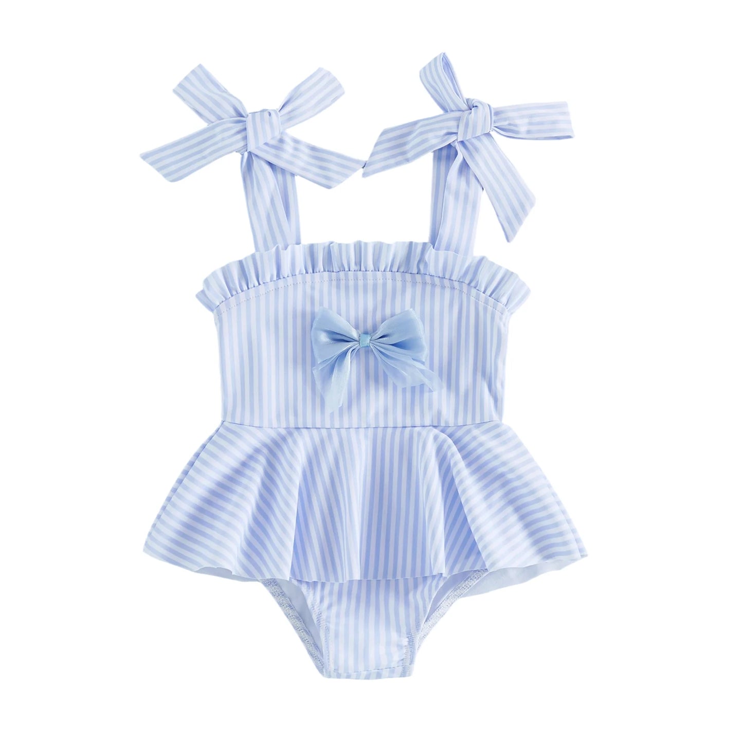 Striped Bathing Suit Set