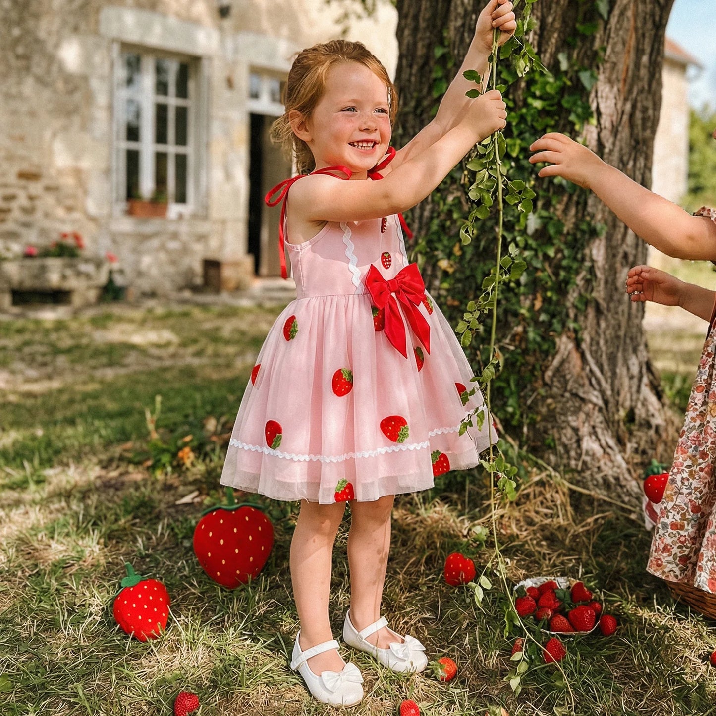 Strawberry Tulle Dress