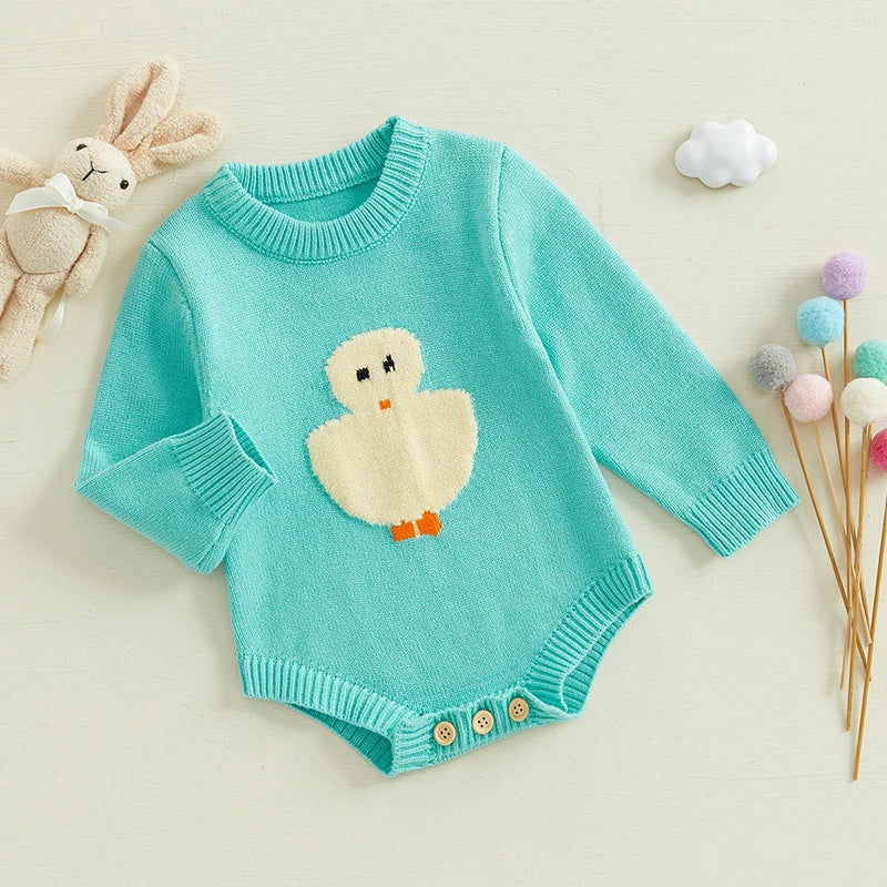 Fuzzy Easter Onesies