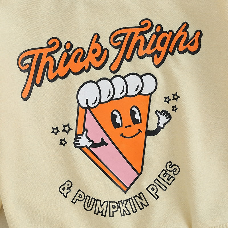 Thick Thighs and Pumpkin Pies Flare Outfit
