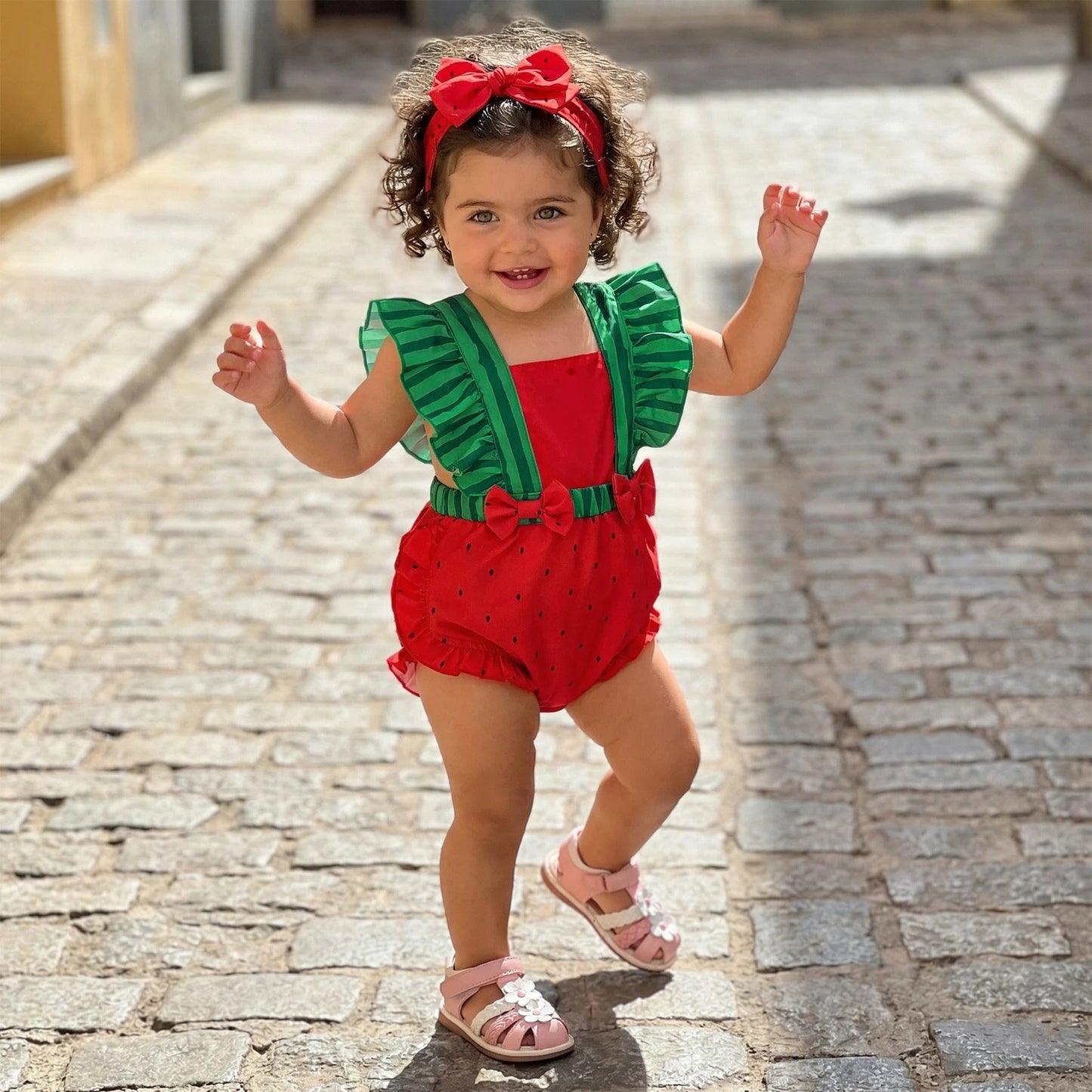 Strawberry Romper