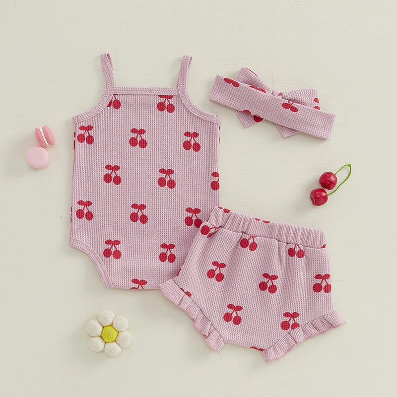 Knit Cherries Set