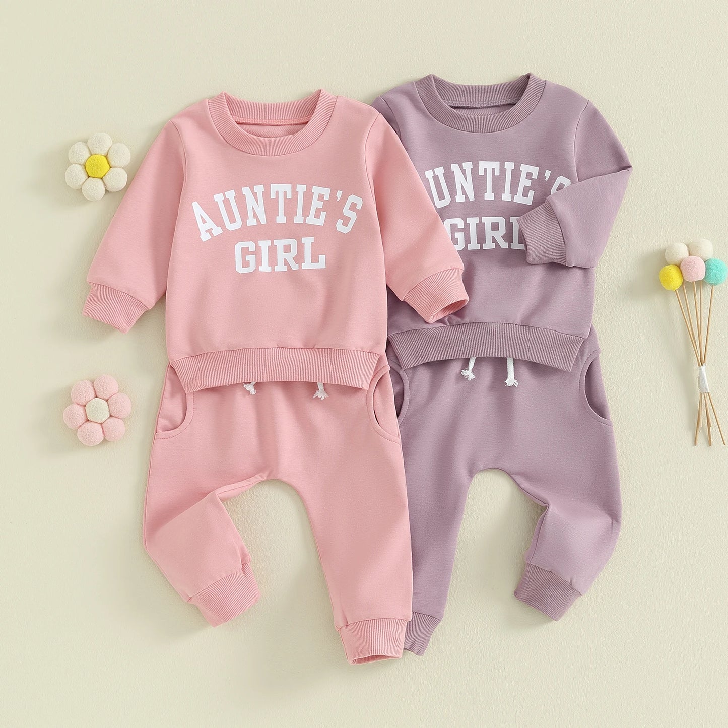 Auntie's Girl Sweat Set