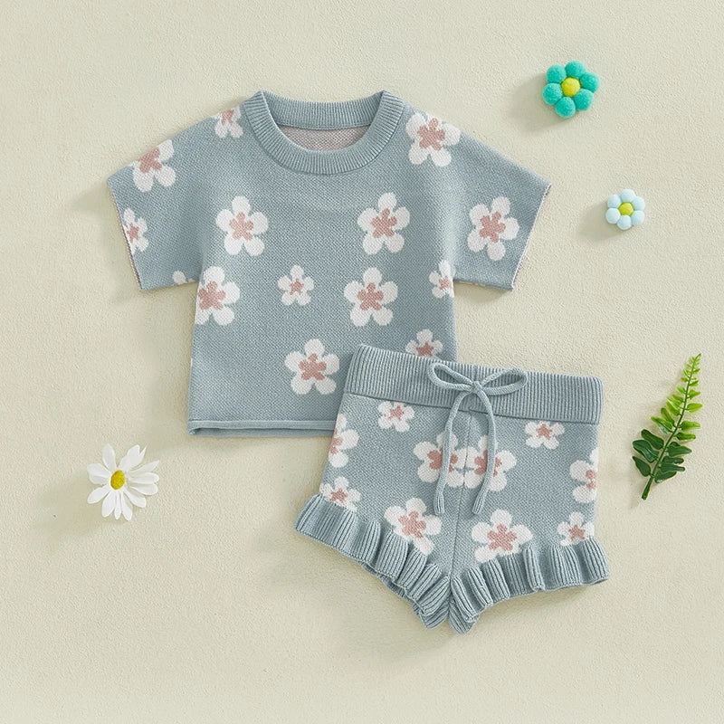 Knit Daisy Set