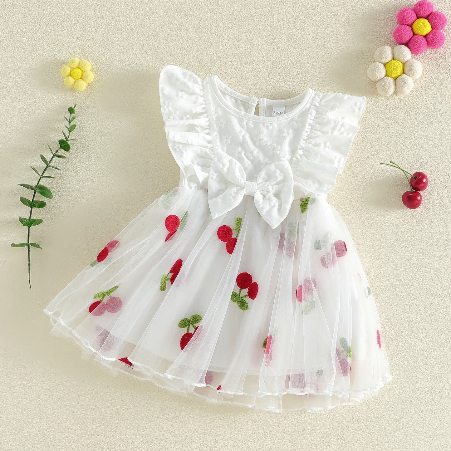 Cherries Tulle Dress
