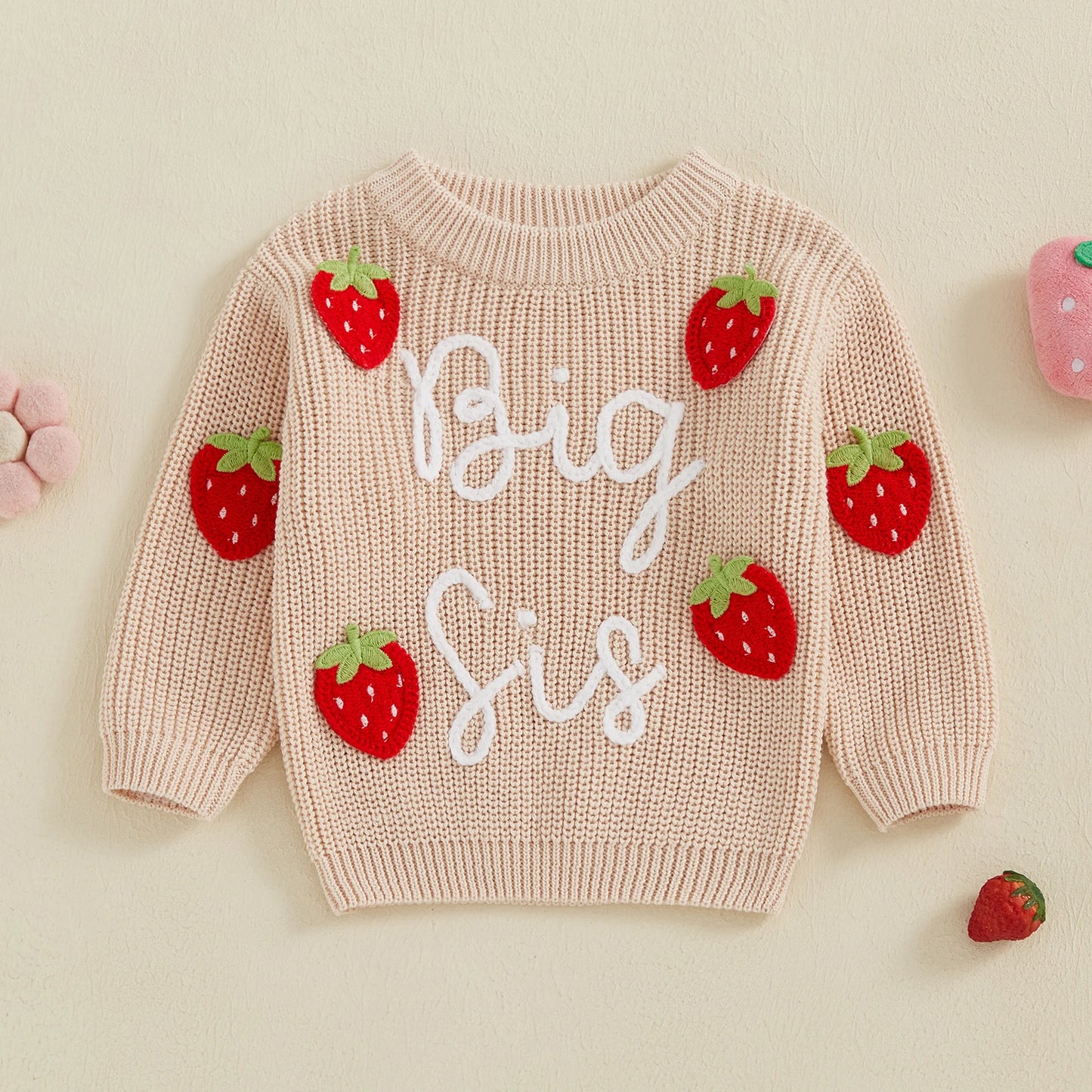 Big Sis Strawberry Sweater