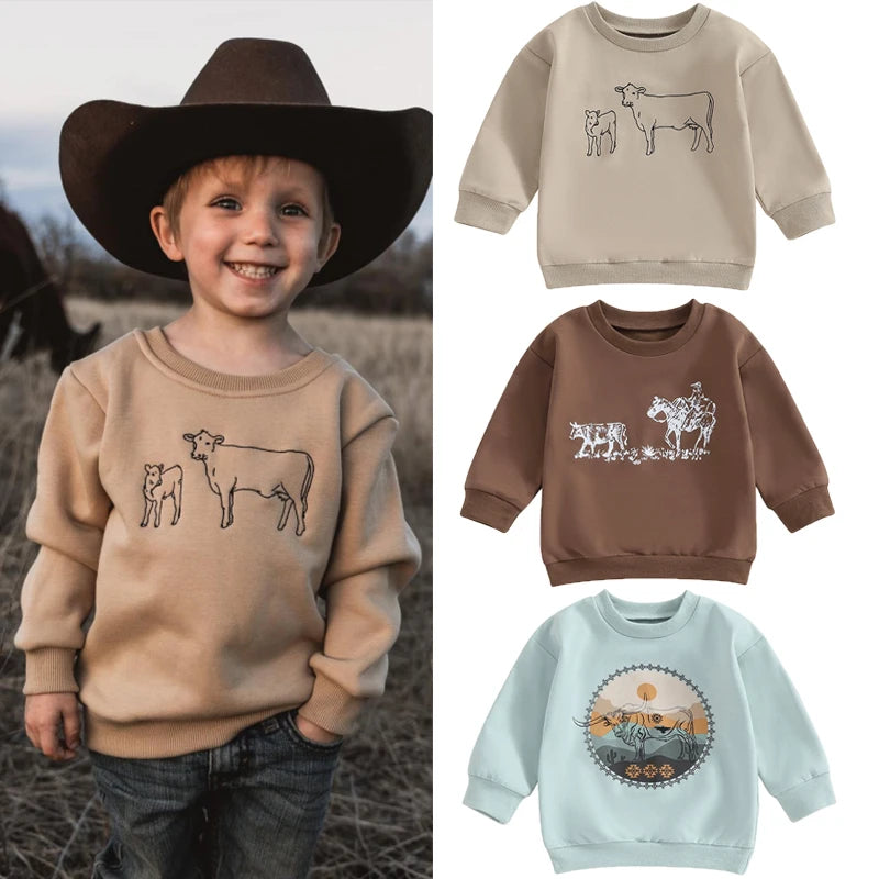 Boys Western Sweatshirts