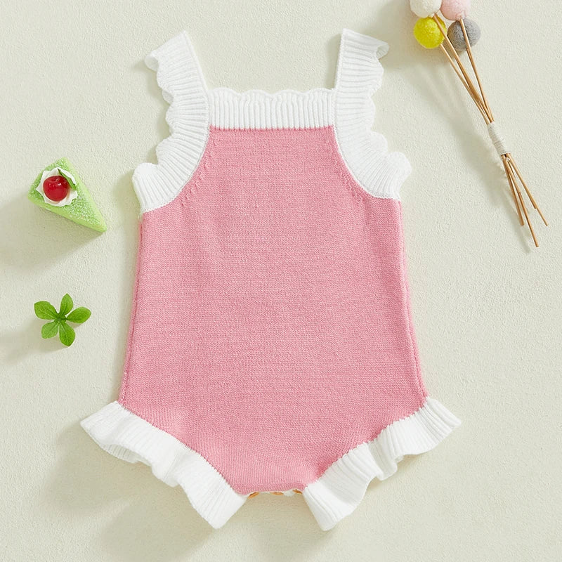 Knit Cherry Romper