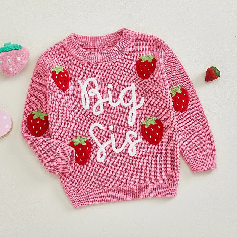 Big Sis Strawberry Sweater