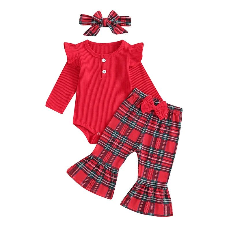 Ruffles and Tartan Set