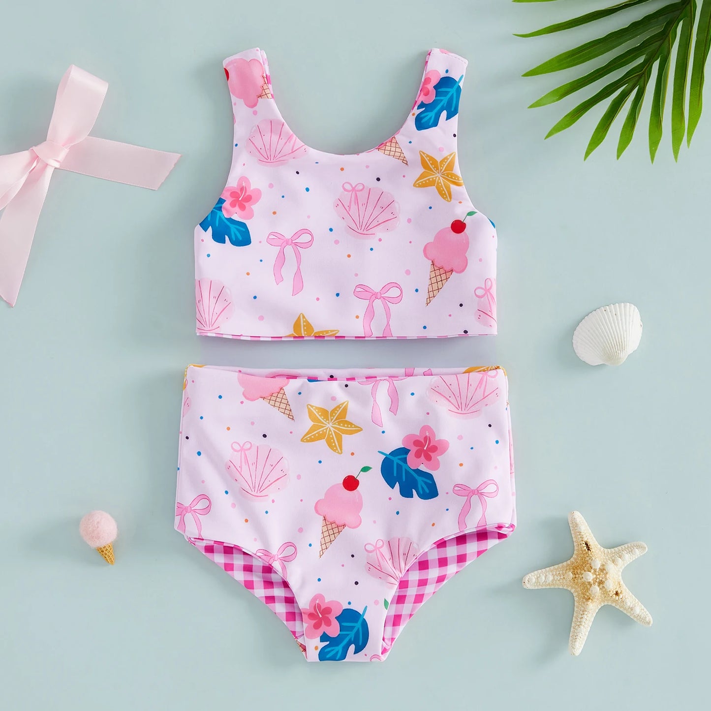 Ice Cream and Sea Shells Swimsuit