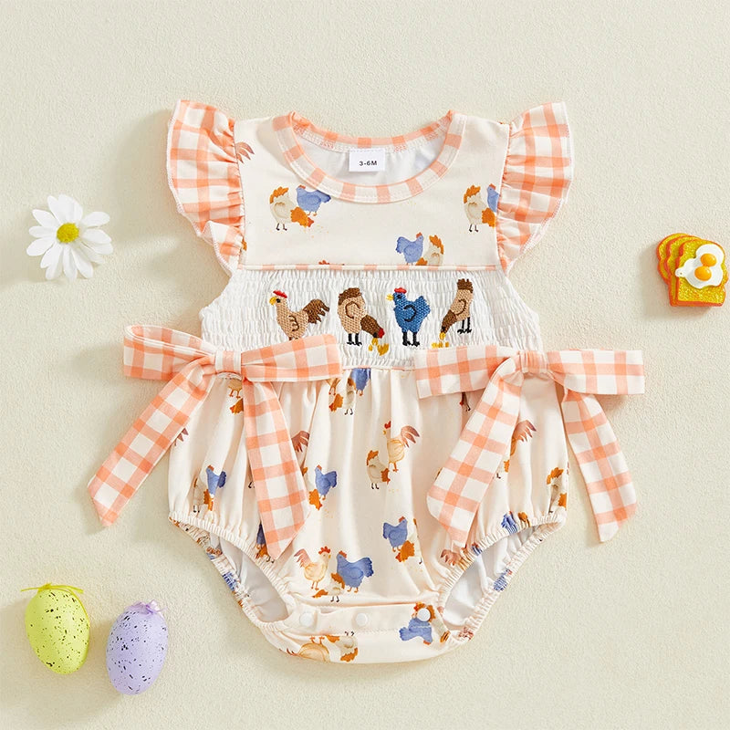 Spring Chicken Romper