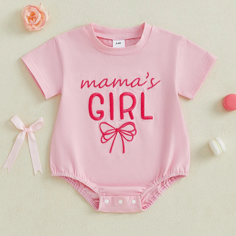 Mama's girl Bow Onesie