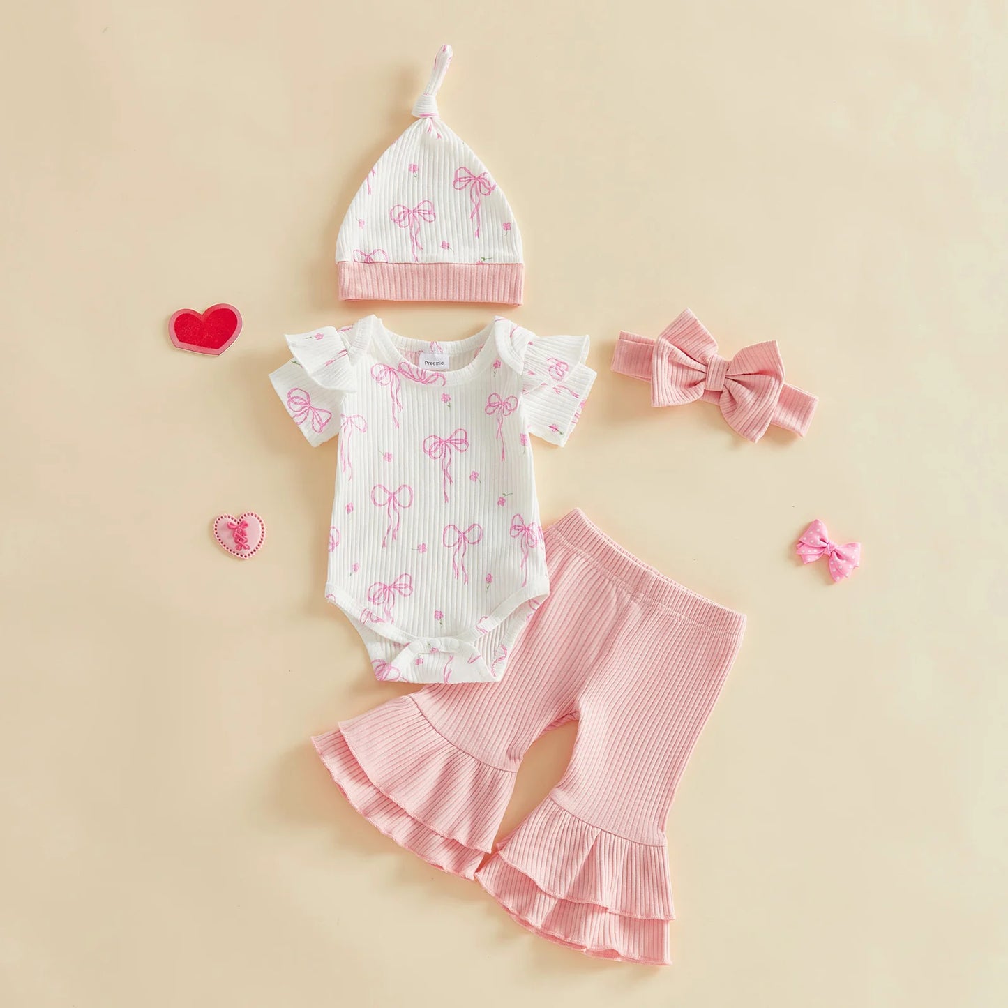 Pink Bows Set