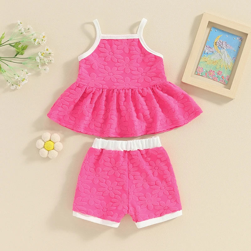 Retro Terry Shorts set