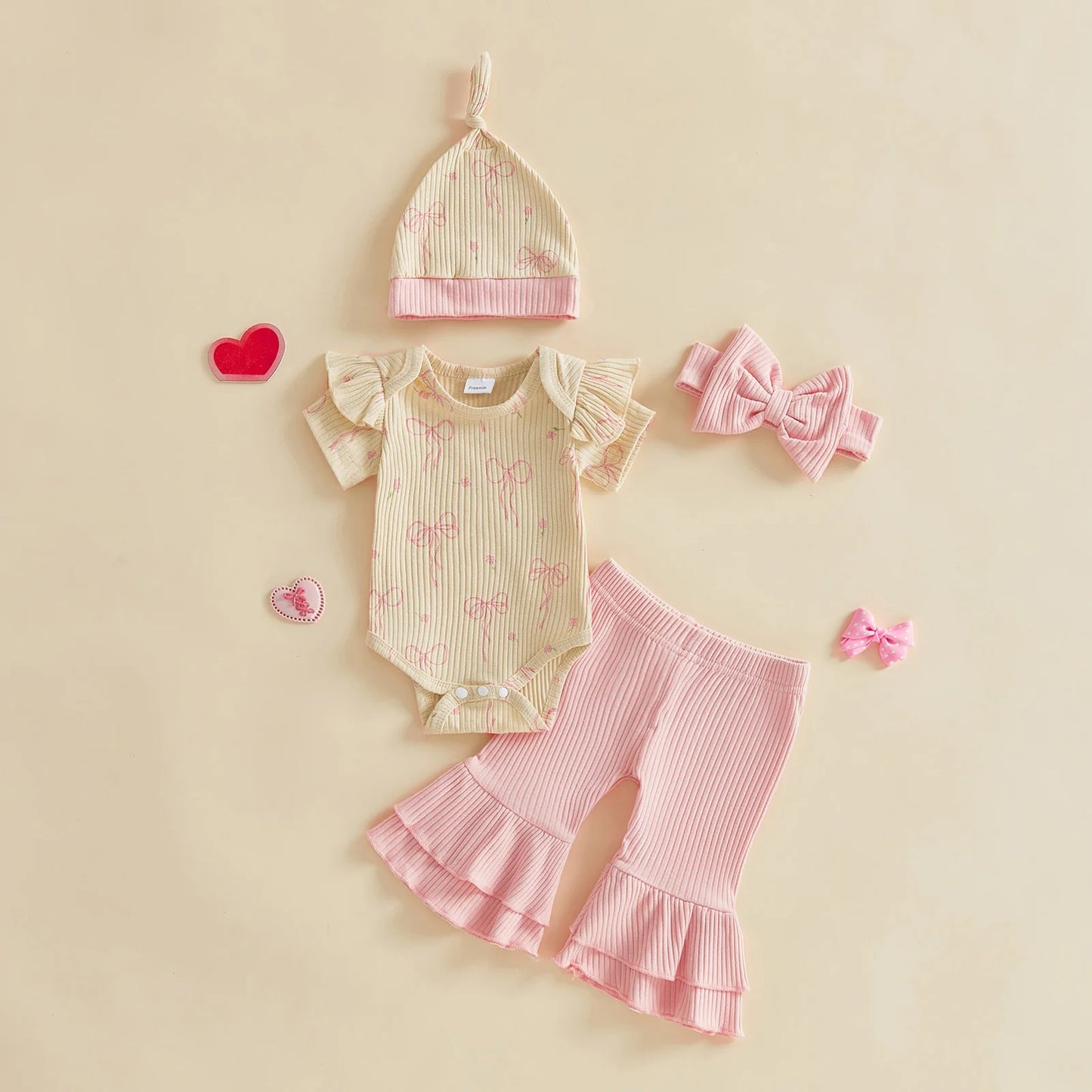 Pink Bows Set