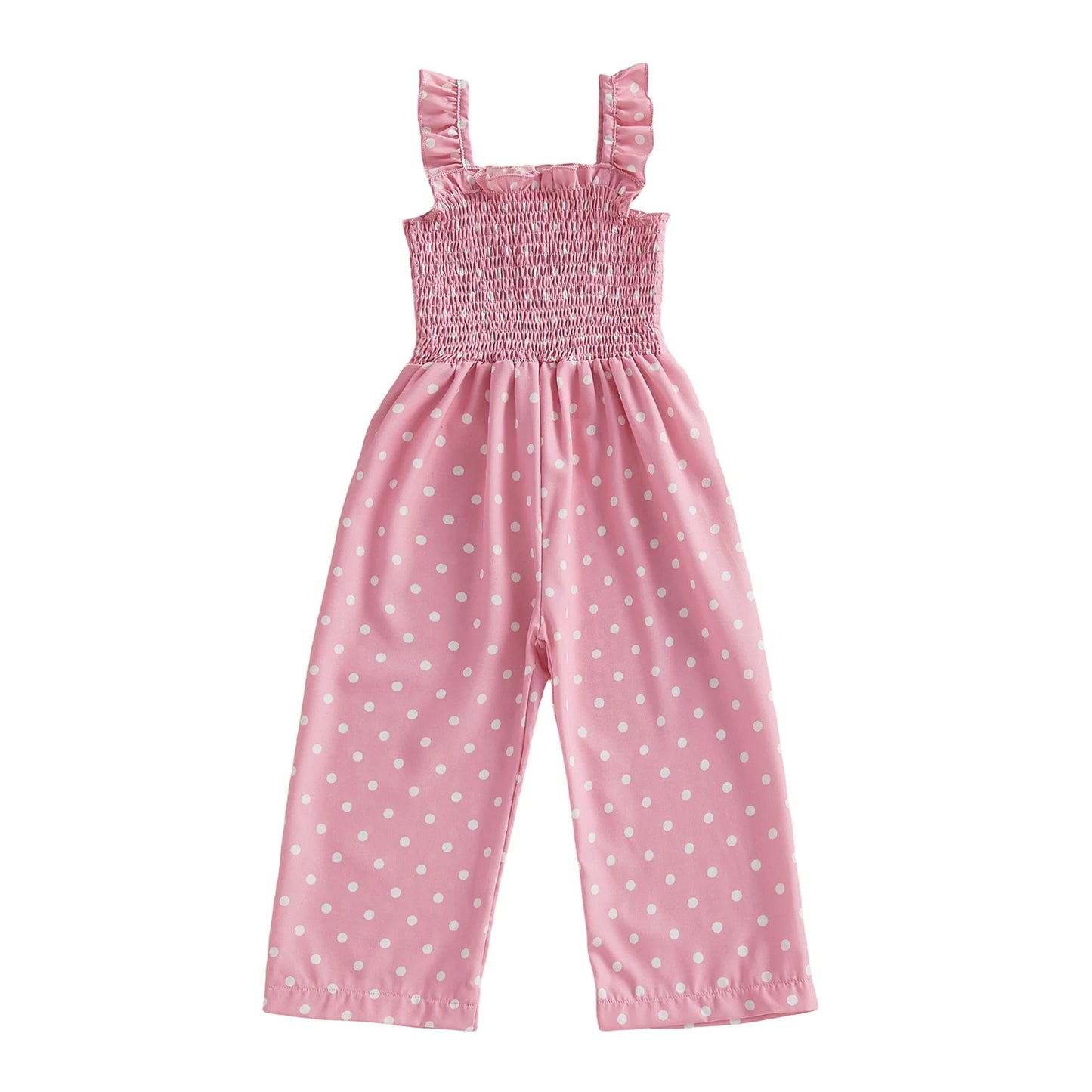 Polka Dot Wide Leg Jumpsuit