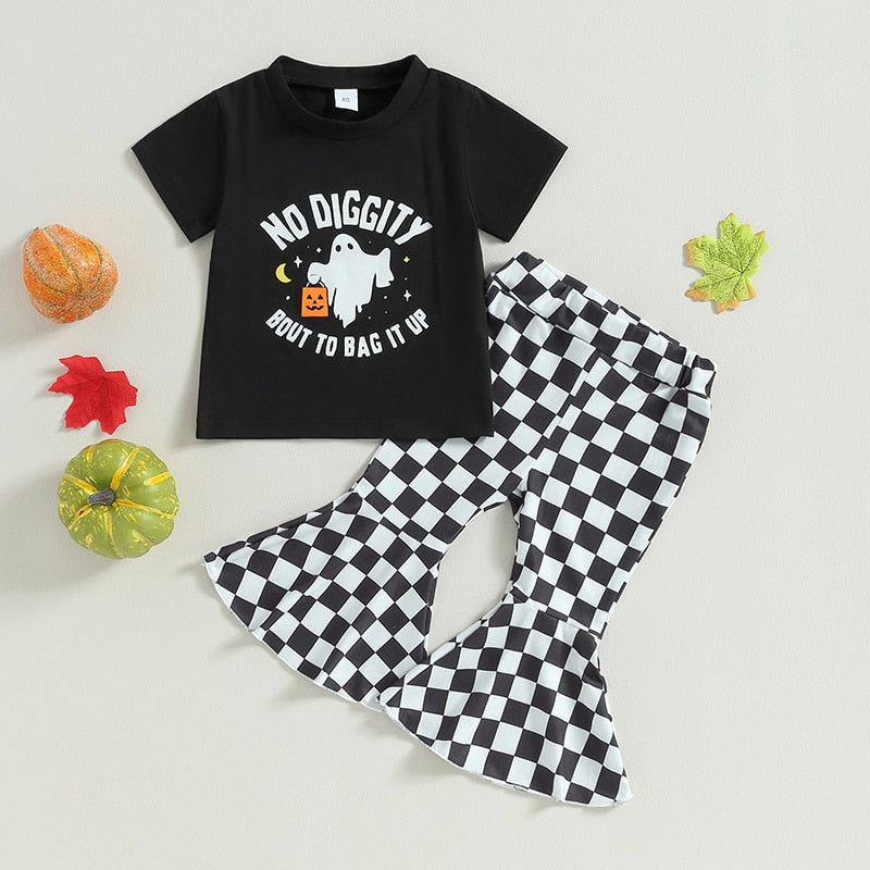 No Diggity Tee and Flares Set