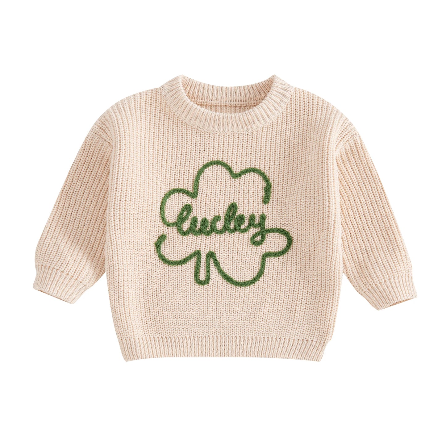 Lucky Embroidered Sweater