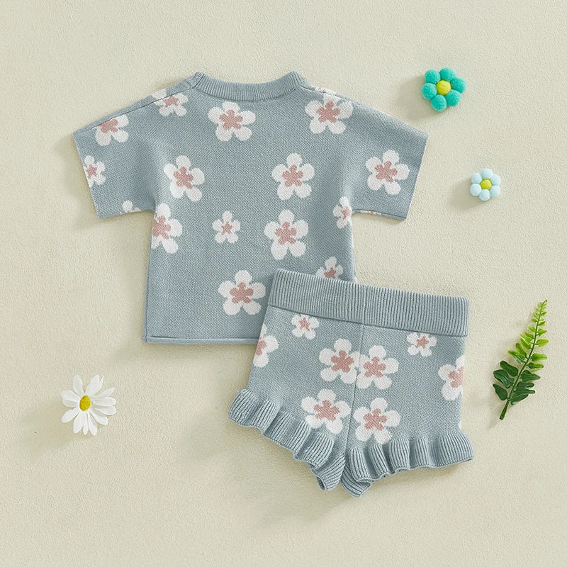 Knit Daisy Set