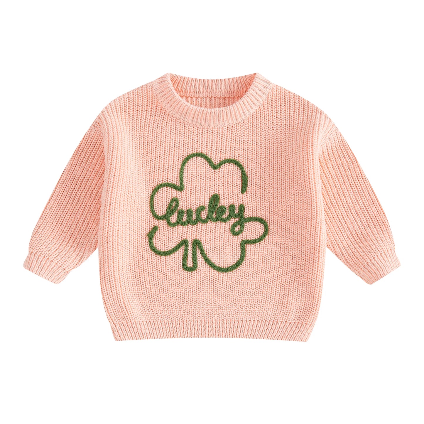 Lucky Embroidered Sweater