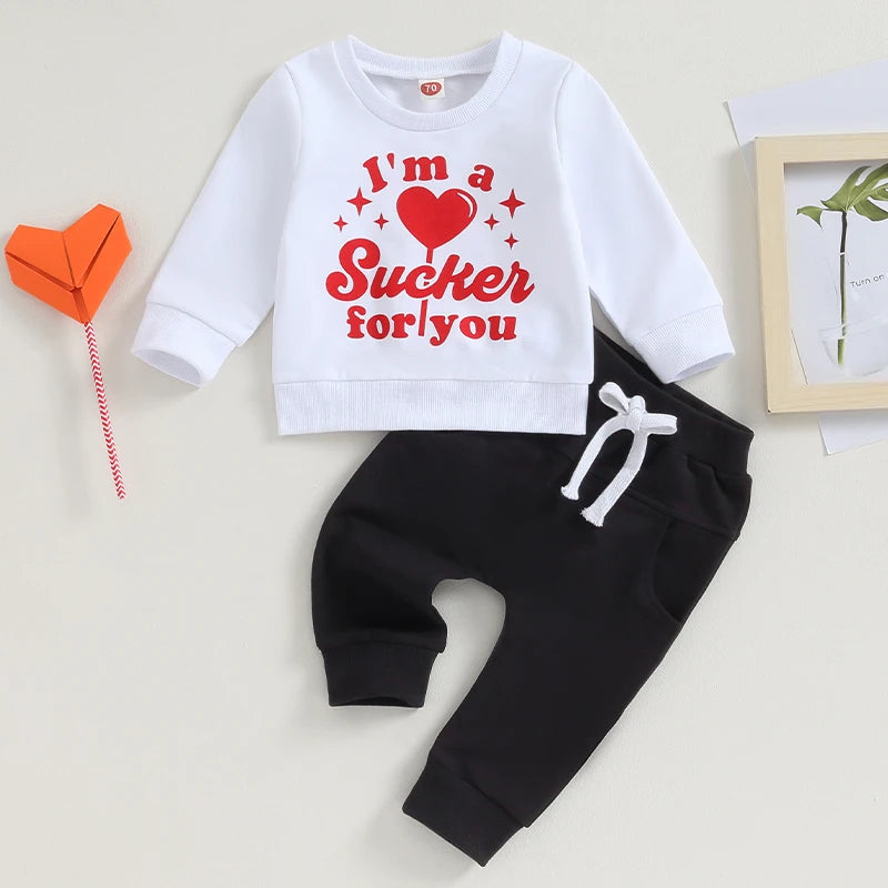 Sucker for You Sweat Set