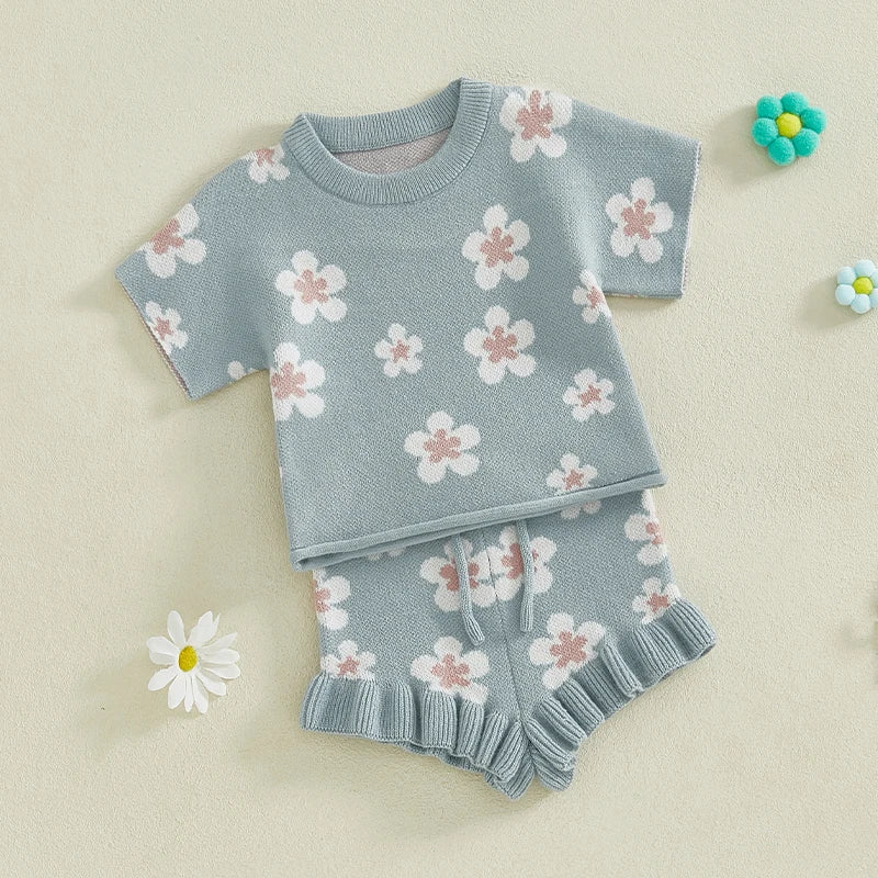 Knit Daisy Set