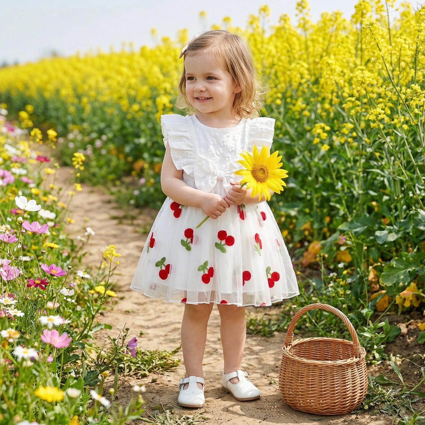 Cherries Tulle Dress