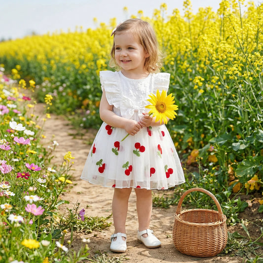 Cherries Tulle Dress