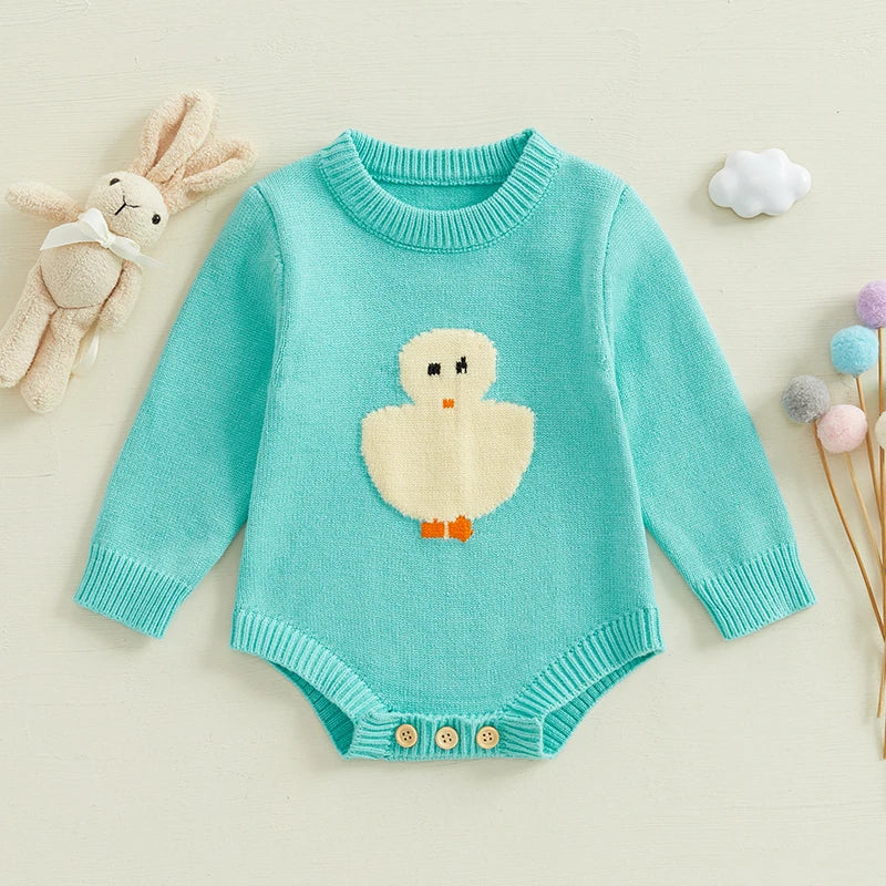 Fuzzy Easter Onesies