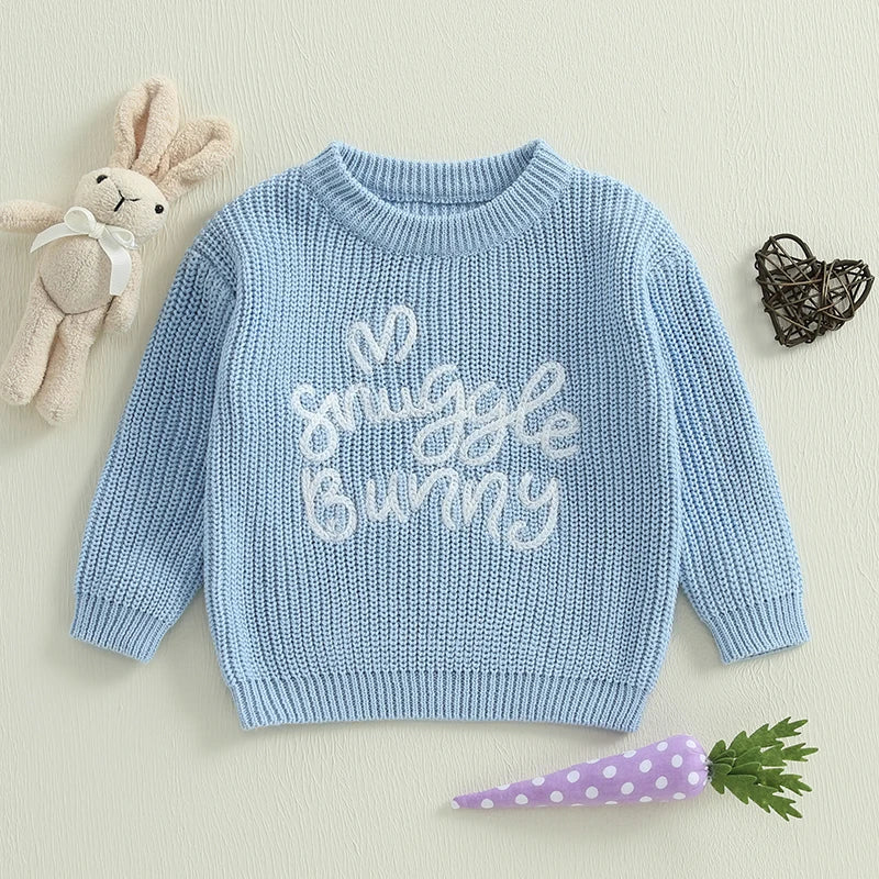 Snuggle/Easter Bunny Embroidered Sweater