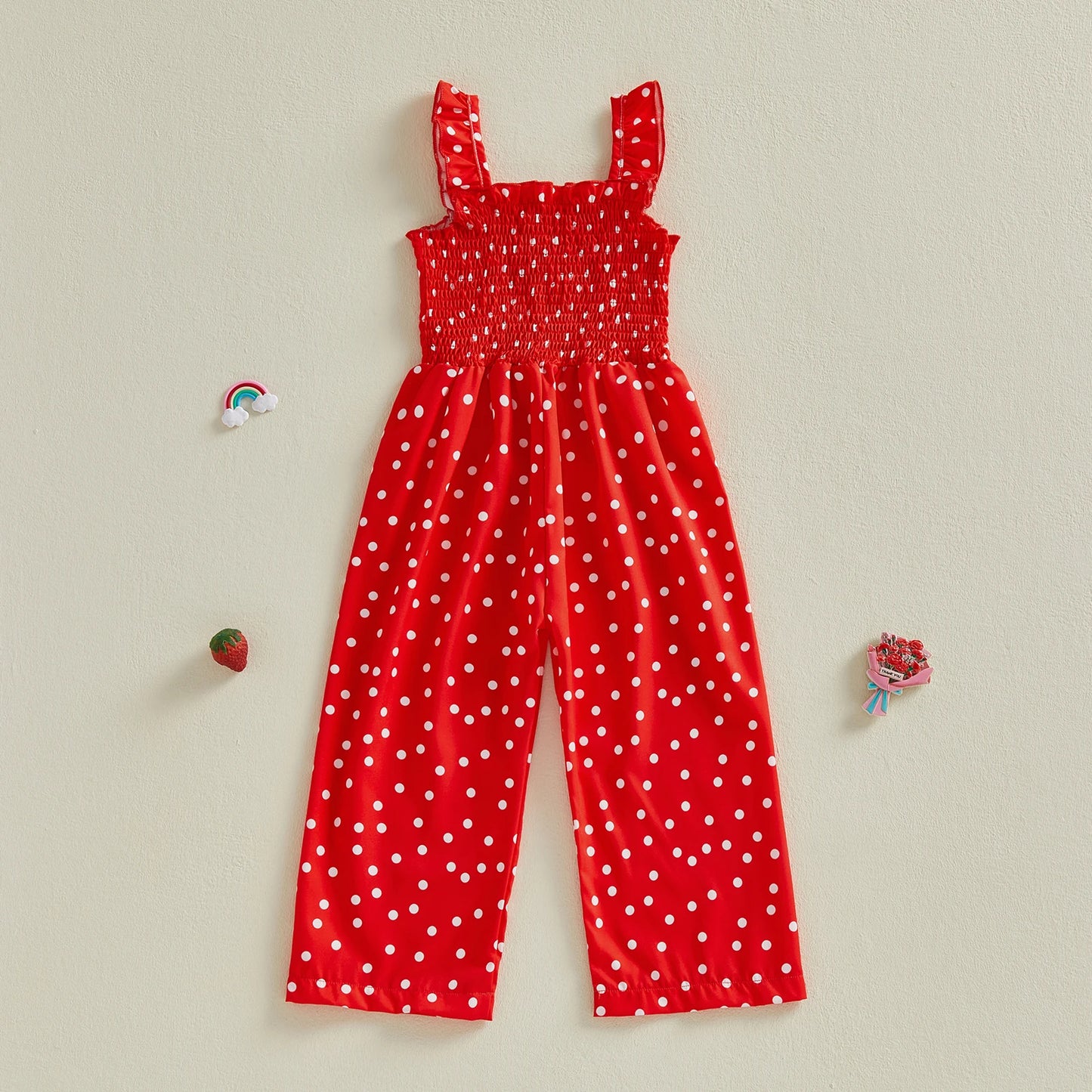 Polka Dot Wide Leg Jumpsuit