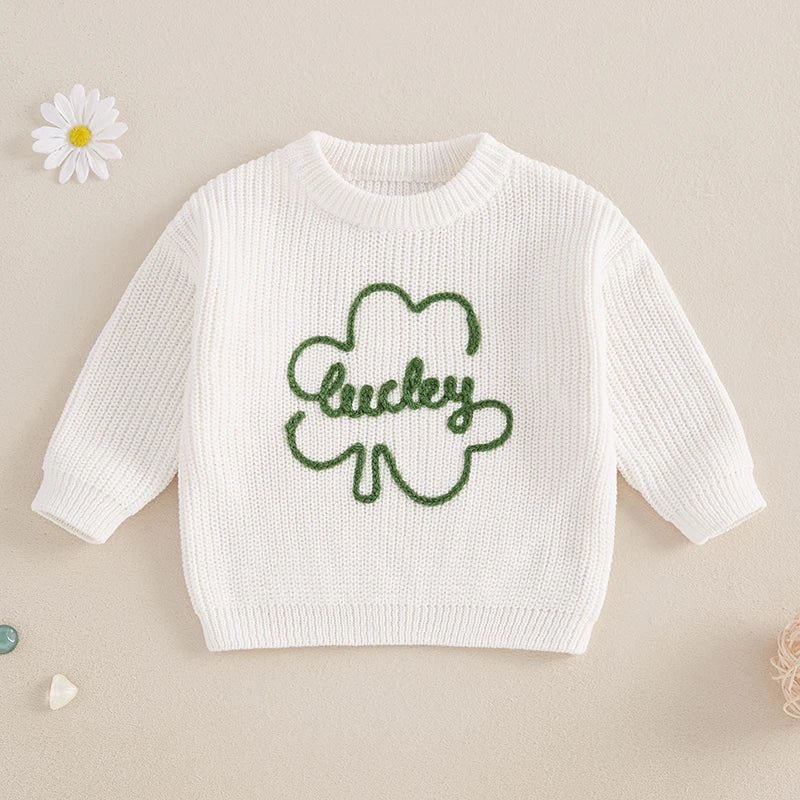 Lucky Embroidered Sweater