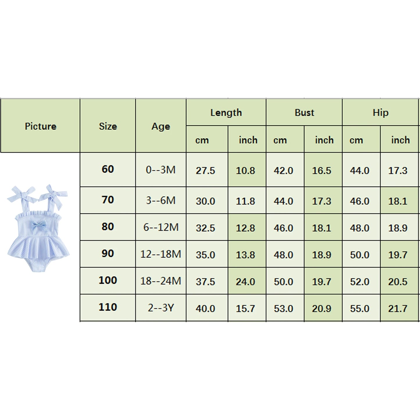 Striped Bathing Suit Set