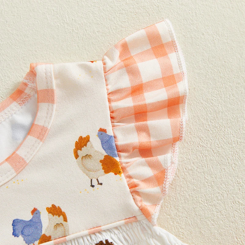 Spring Chicken Romper