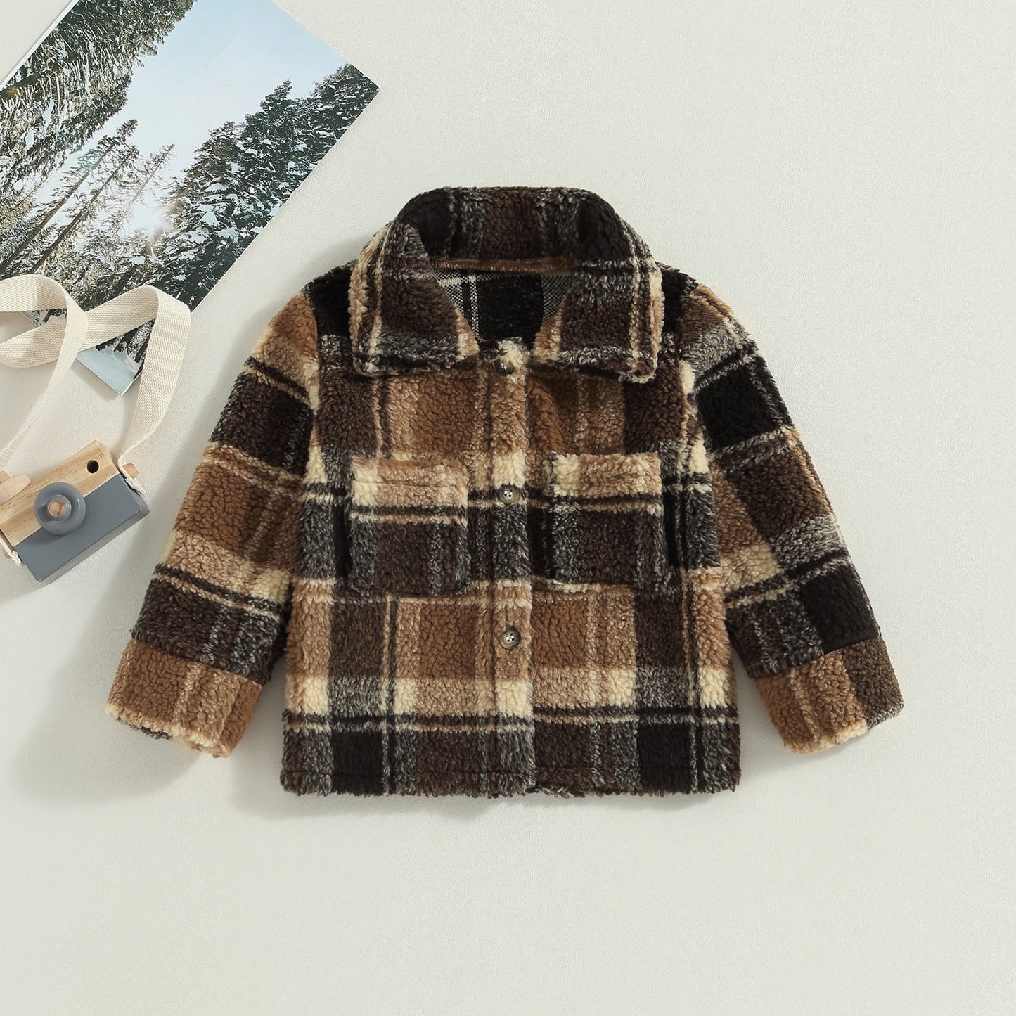 Flannel Sherpa Jacket