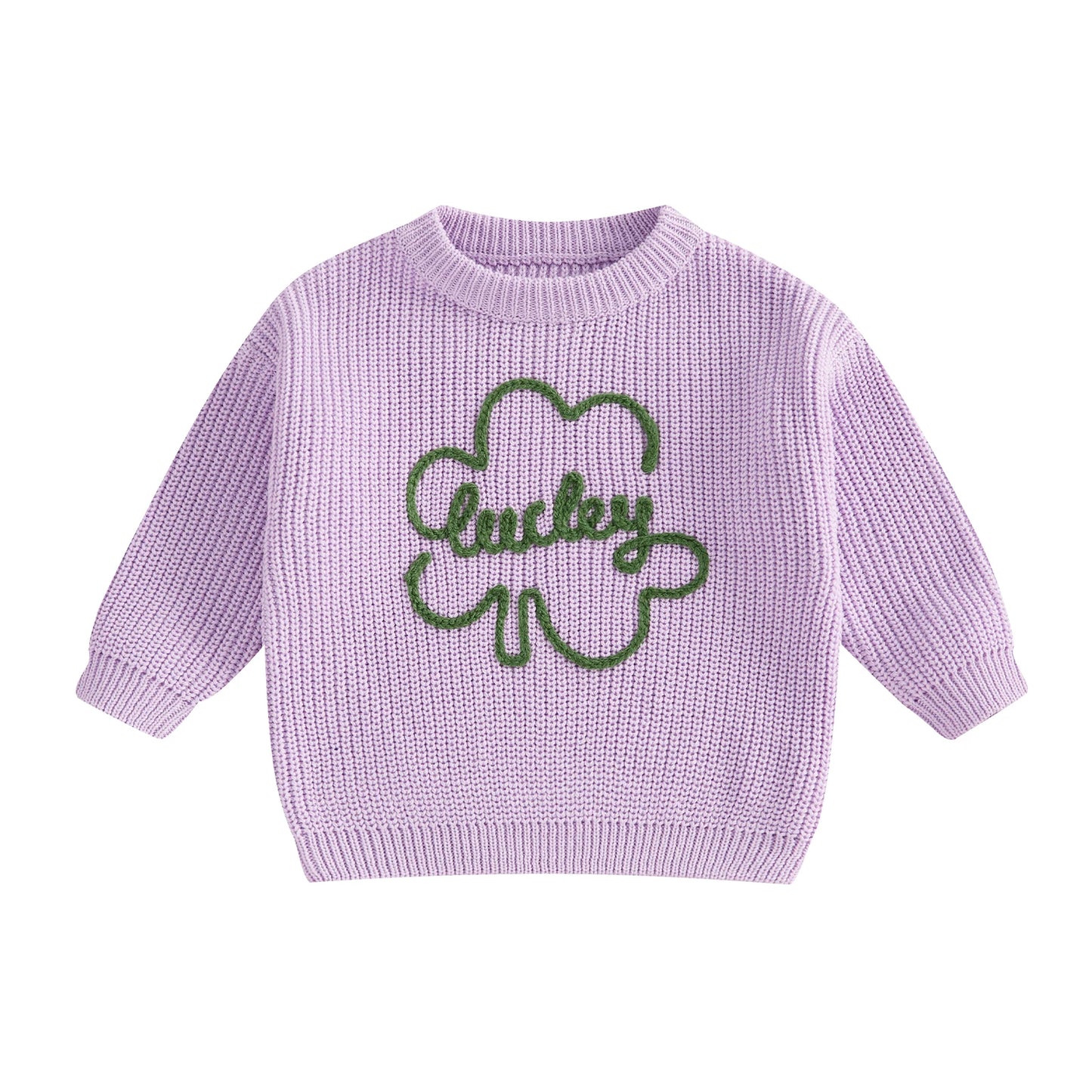 Lucky Embroidered Sweater