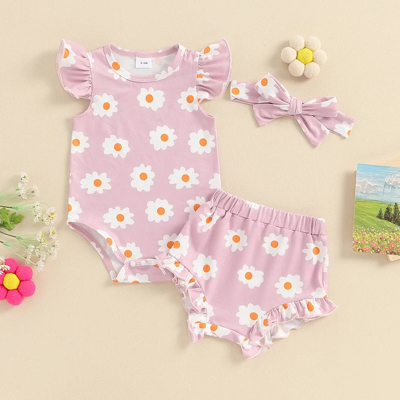 Daisy Tee and Bummies Set