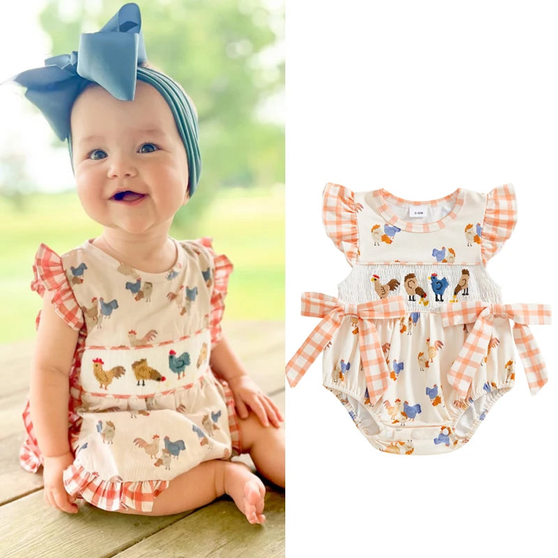 Spring Chicken Romper