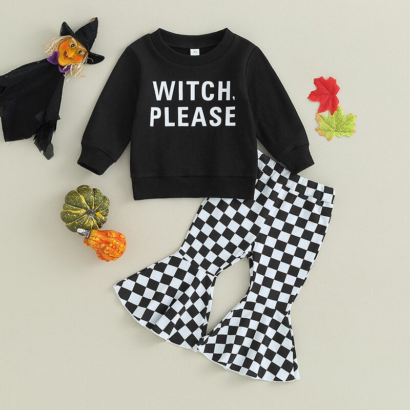 Witch Please Flares and Sweatshirt Set