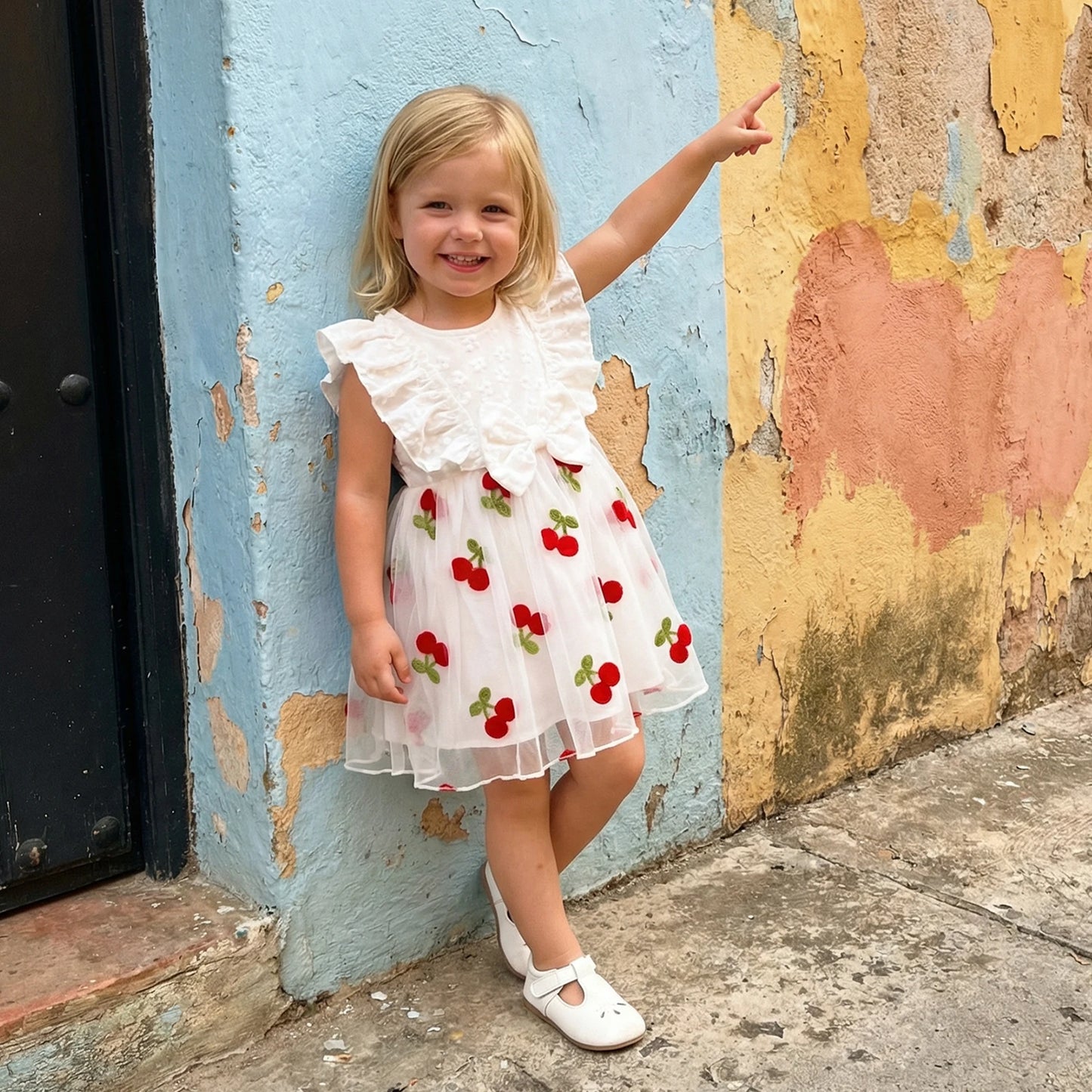Cherries Tulle Dress
