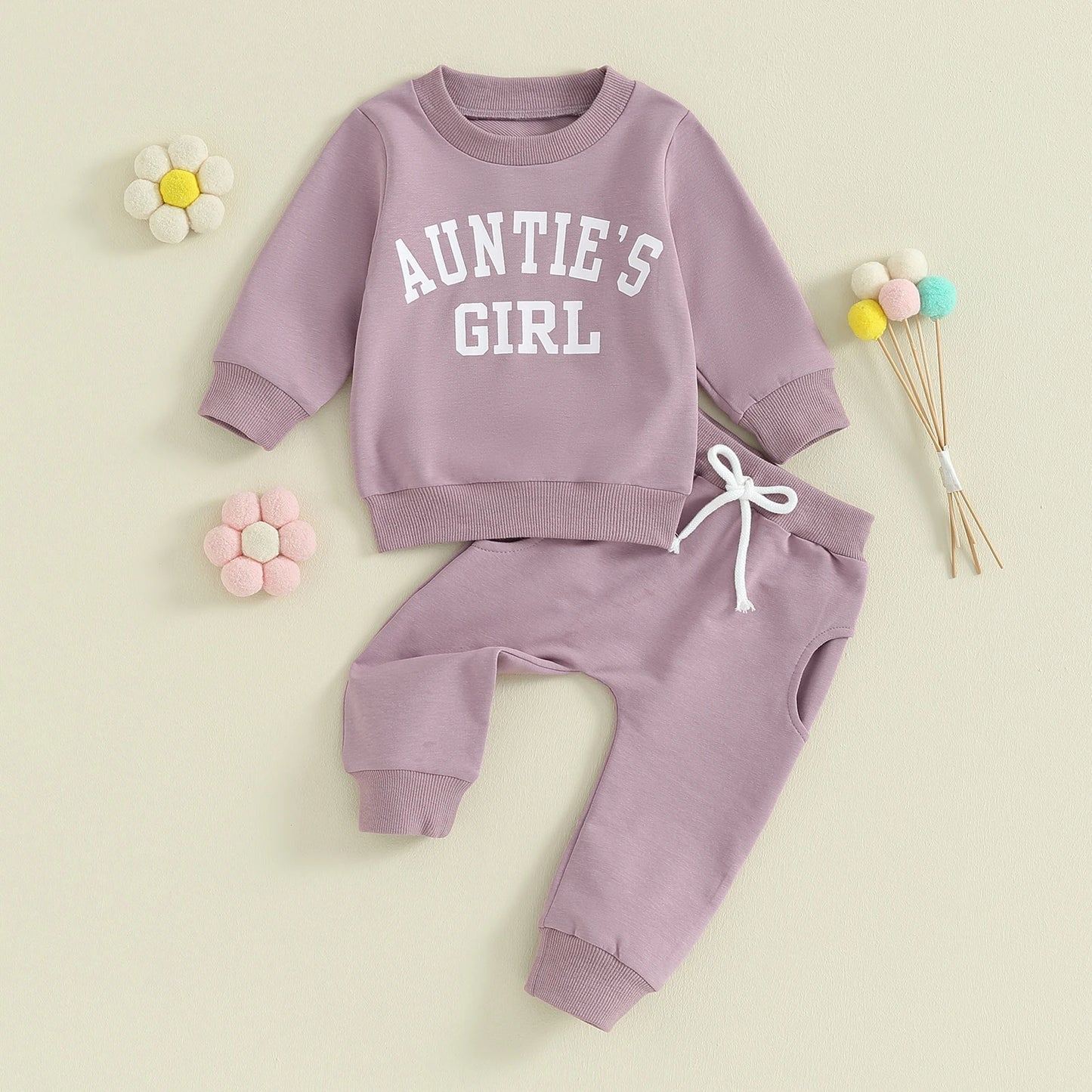 Auntie's Girl Sweat Set