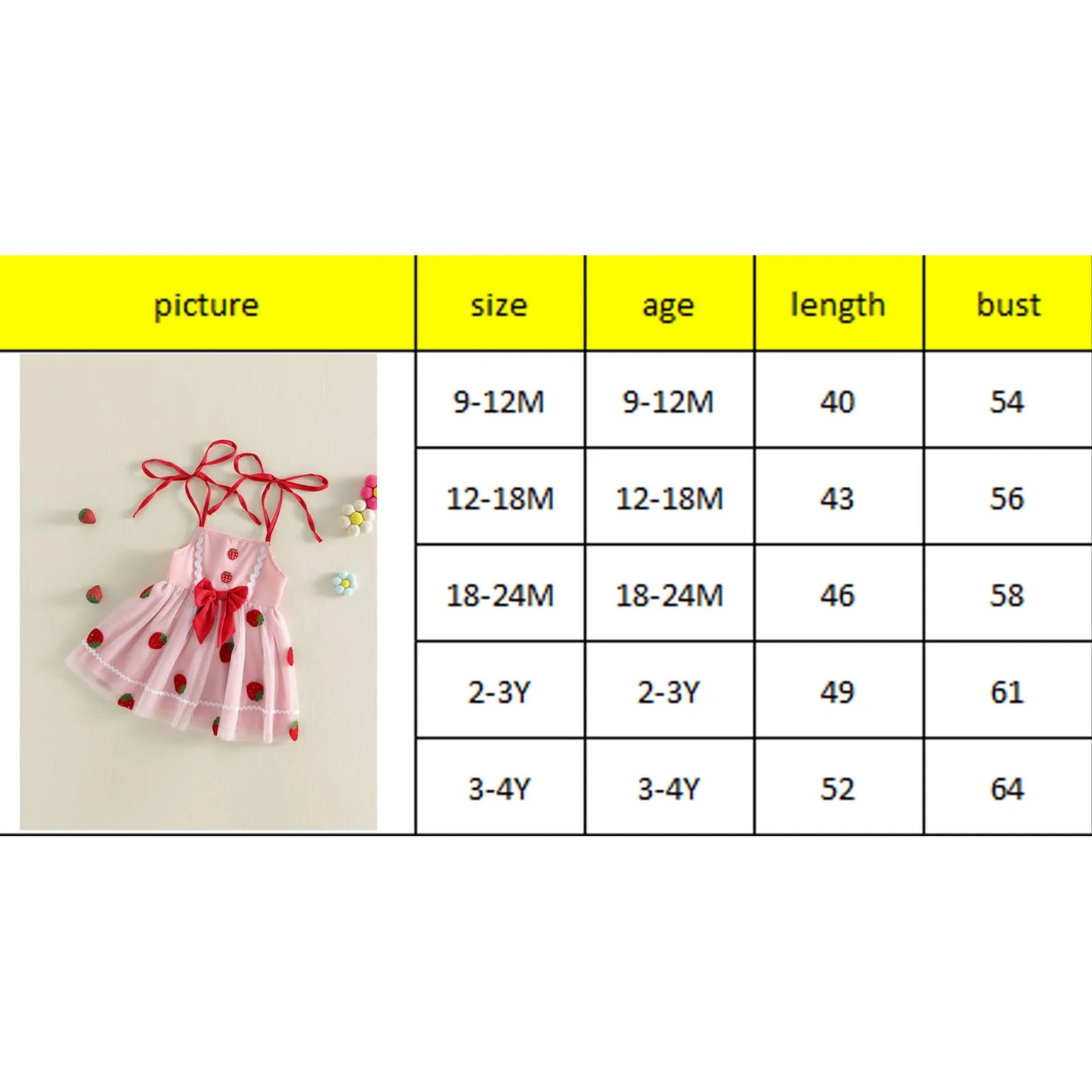 Strawberry Tulle Dress