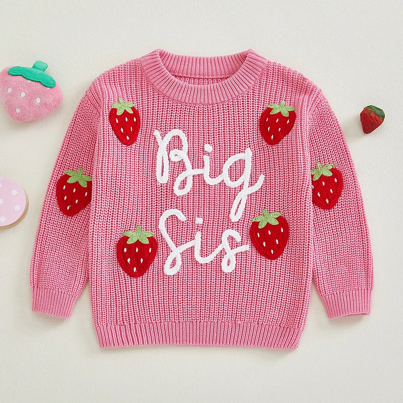 Big Sis Strawberry Sweater