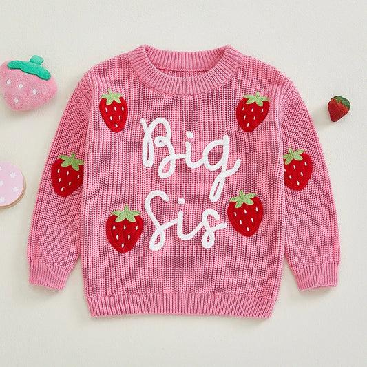 Big Sis Strawberry Sweater