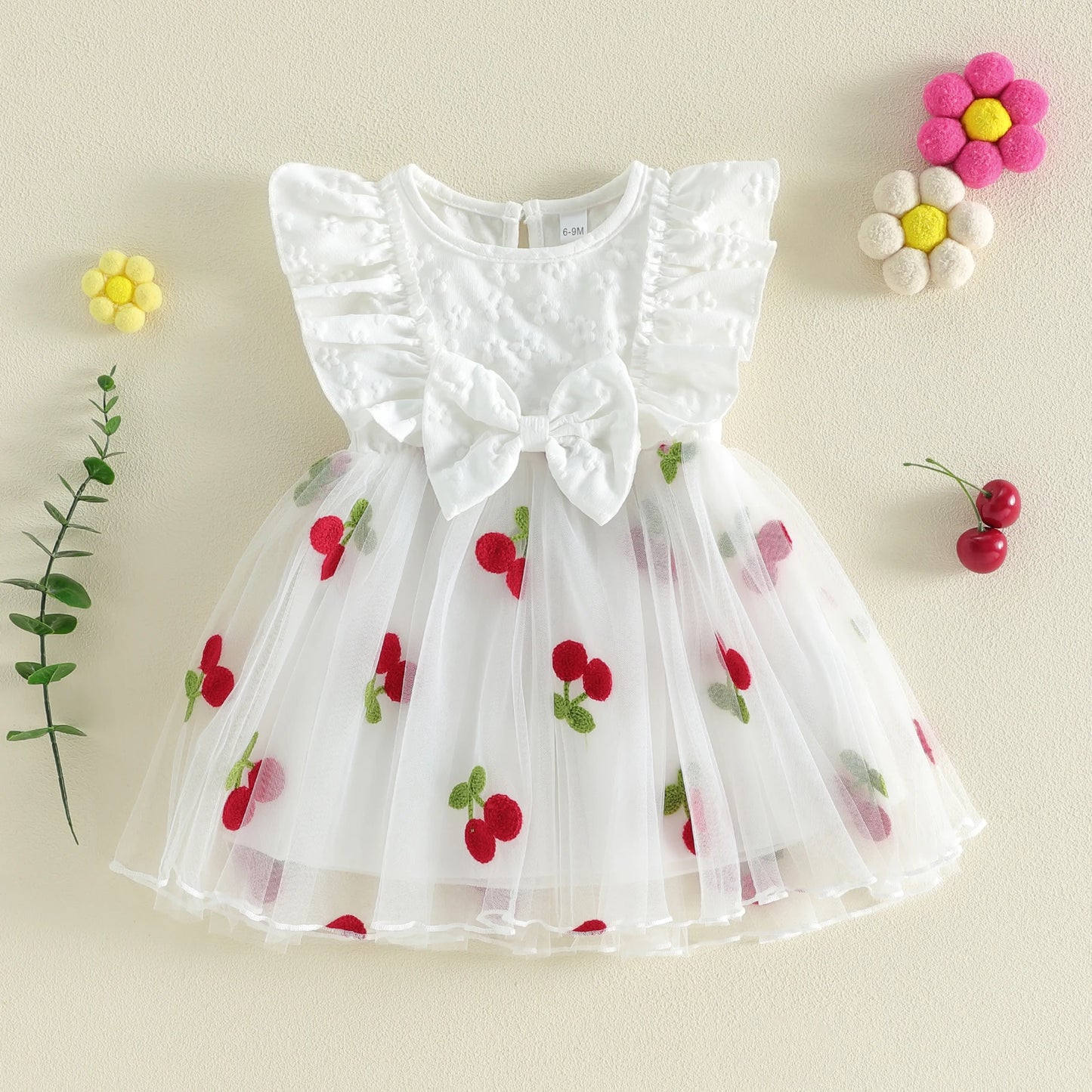Cherries Tulle Dress