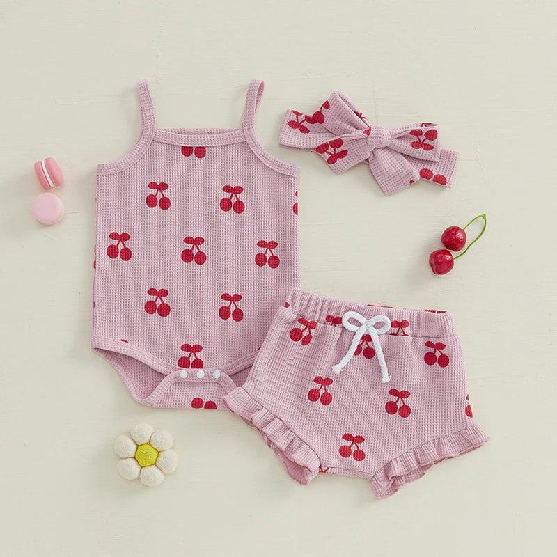 Knit Cherries Set