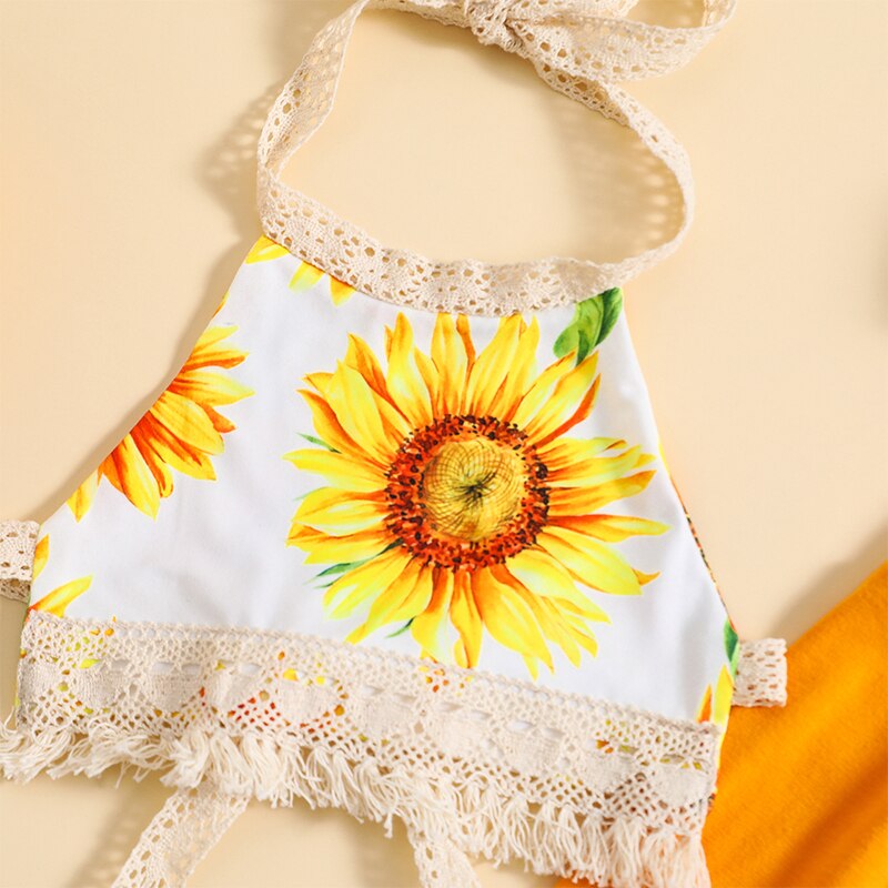Sunflower Crop, Flare and Bow Set