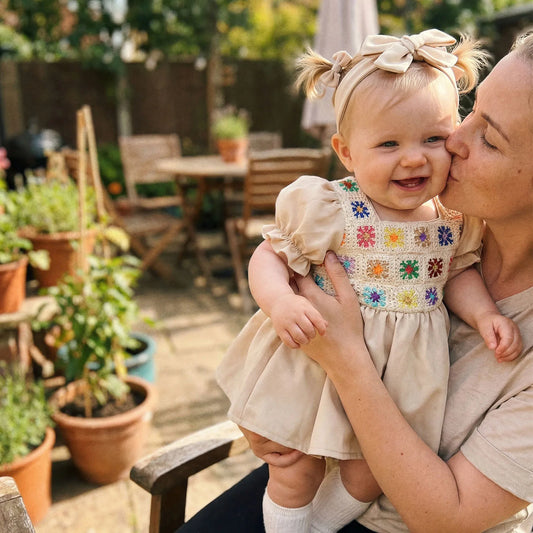 Crochet Flower Dress
